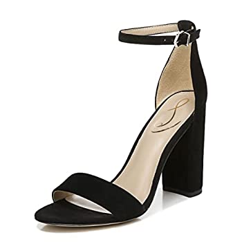 【中古】【インポート品・未当て嵌める】Sam Edelman レディース Yaro クラシックドレスサンダル%ｶﾝﾏ% 黒いことスエードクロス%ｶﾝﾏ% 5.5