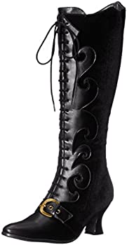 【中古】【輸入品・未使用】Ellie Shoes Women's 253-Fain Boot%ｶﾝﾏ% Black%ｶﾝﾏ% 7 M US