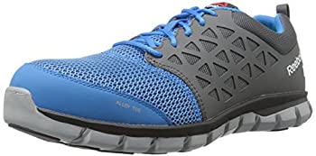 【中古】【輸入品・未使用】[Warson] Reebok Work Men's Sublite Cushion Work RB4040 Industrial and Construction Shoe%ｶﾝﾏ% Blue/Grey%ｶﾝﾏ% 9 W US