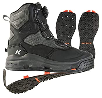 【中古】【輸入品・未使用】Korkers DarkHorse 釣り用ブーツ フェルトソールとKling-Onソール付き|スカイマーケットプラス