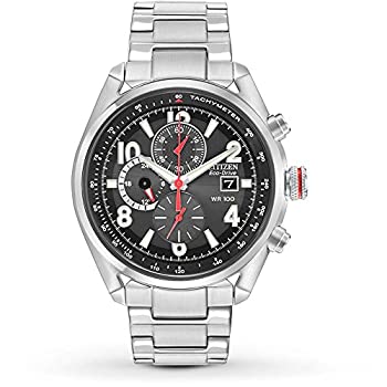【中古】【輸入品・未使用】Citizen メンズ エコドライブ 43mm スチールブレスレット&ケース ブラックダイヤル アナログウォッチ CA0368-56E 80,784円