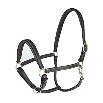 【中古】【インポート品・未当てはめる】(Dark Brown%ｶﾝﾏ% XF) - Horze Largo Leather Halter