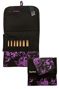 【中古】【インポート品・未当て嵌める】HiyaHiya Interchangeable 4-inch (10糎) Bamboo Knitting Needle Set; Small Tip Sizes (US 2-8) HIBINKIT4SM