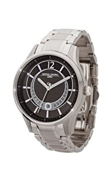 【中古】【インポート品・未当て嵌める】Jorg Gray Women\u0027s Quartz Watch with Black Dial Analogue Display and Silver Stainless Steel Bracelet JG1400-11