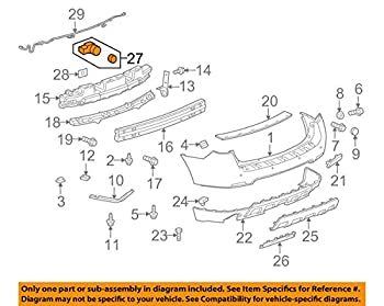 【中古】【輸入品・未使用】Genuine GM 20777093リア駐車場Assistアラームセンサー