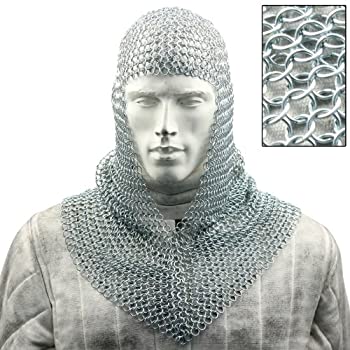 【中古】【輸入品・未使用】Battle Ready鎖頭巾 よろい