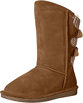 【中古】【インポート品・未当て嵌める】BEARPAW レディース / ガールズ ボシーウィンターブーツ US 大きさ: 6 色つや: 赤銅色