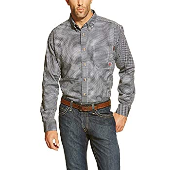 【中古】【インポート品・未当て嵌める】Ariat メンズ やり方プルオーバー 難燃性 US 大きさ: Large 色つや: 青碧