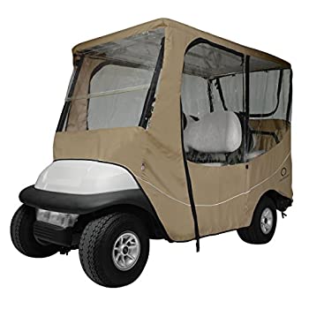 【中古】【インポート品・未当てはめる】Classic Accessories フェアウェイゴルフカート トラベルエンクロージャー Short Roof ベージュ