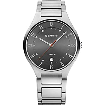【中古】【輸入品・未使用】ベーリング （BERING） BERING/ベーリング Titanium Link Watch【シルバー×グレー/フリー】