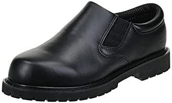 【中古】【インポート品・未当て嵌める】Skechers Men\u0027s Work Cottonwood Goddard Slip On%ｶﾝﾏ% Black - 9.5 D(M) US