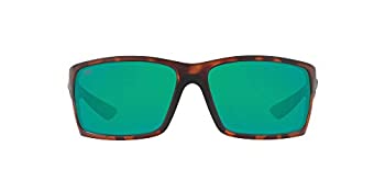 【中古】【インポート品・未当て嵌める】Costa Del Mar RFT66OGMP Mens Tortoise Frame緑であること水晶体矩形偏光黒眼鏡