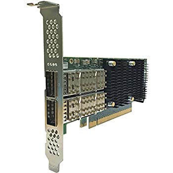 【中古】【輸入品・未使用】2-port 40/50/100GbE Low Profile Server Offload Adapter%ｶﾝﾏ% PCI-E x16 Gen 3%ｶﾝﾏ% QSFP28 connector