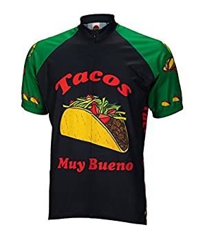 【中古】【輸入品・未使用】Taco Tuesdayメンズサイクリングジャージースポーツウェア M マルチカラー