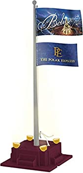 【中古】【輸入品・未使用】Lionel Flagpole the Polar Express、ブルー、レッド、ブラック、ホワイト、ゴールド、Oゲージ