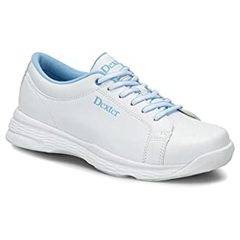 【中古】【輸入品・未使用】Dexter Womens Raquel Vボーリング靴Wide width-ホワイト/ブルー 8 1/2