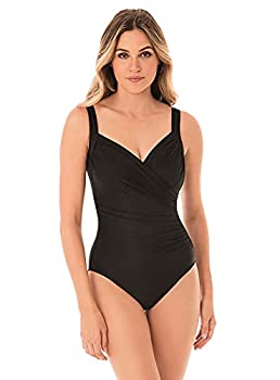 【中古】【輸入品・未使用】Miraclesuit 6516663 Must Haves Sanibel Black Underwired Shaping Swimsuit 16|スカイマーケットプラス