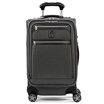 【中古】【インポート品・未当てはめる】Travelpro プラチナエリート ホンブルグ帽傍え 取りひろげる能力のある スピナーホイールラゲッジ%ｶﾝﾏ% ヴィンテージグレー%ｶﾝﾏ% Carry-On 21-Inch%ｶﾝﾏ% Platinum E