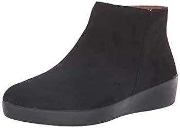 【中古】【輸入品・未使用】FitFlop Women's Sumi Bootie Black Suede 7M
