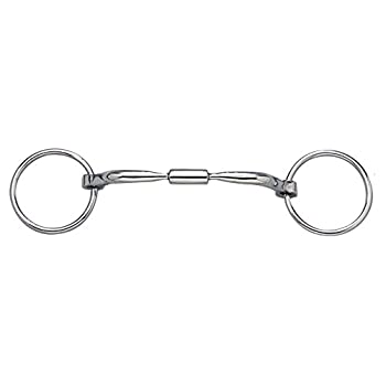 【中古】【輸入品・未使用】Myler Bridoon ステンレススチール 快適スナッフル ワイドバレル MB 02 4 3/4インチ