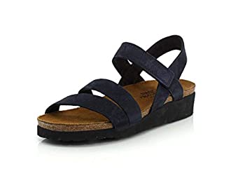 【中古】【インポート品・未当て嵌める】Naot Footwear レディース ケイラサンダル%ｶﾝﾏ% 米国海軍 天鵝絨 ヌバック%ｶﾝﾏ% 6 靴-その他