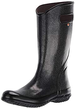 【中古】【インポート品・未当て嵌める】BOGS レディース レインブーツ ル・ジャルダン 刷り上げる 雨合羽 レインブーツ%ｶﾝﾏ% 黒いこと%ｶﾝﾏ% 24
