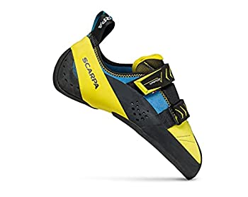 【中古】【輸入品・未使用】SCARPA メンズ ヴェイパー V ロック クライミングシューズ スポーツクライミング ボルダー用%ｶﾝﾏ% オーシャン/イエロー。%ｶﾝﾏ% 8-8.5