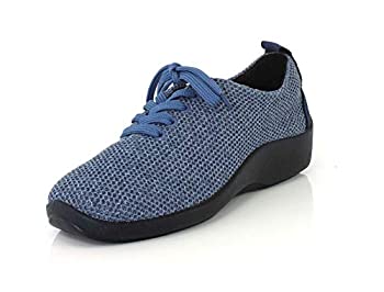 【中古】【輸入品・未使用】Arcopedico レディース ネット3 ニットタイシューズ US サイズ: 7-7.5 カラー: ブルー｜スカイマーケットプラス