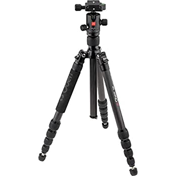 【中古】【インポート品・未当て嵌める】Oben CT-3565 炭素衣料繊維三脚 BZ-217T トリプルアクションボールヘッド