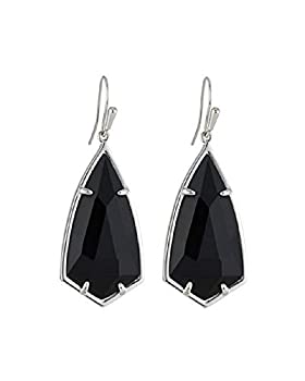 【中古】【輸入品・未使用】Kendra Scott ロジウム ブラックガラス カルラピアス｜スカイマーケットプラス