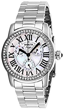 【中古】【輸入品・未使用】Invicta Women's 28470 Angel Quartz Chronograph White Dial Watch