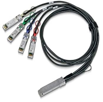 【中古】【輸入品・未使用】Mellanox Technologies MCP7F00-A001R30N fiber optic cable 1 m LSZH QSFP28 4x SFP28 Black｜スカイマーケットプラス
