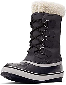 【中古】【インポート品・未当て嵌める】Sorel ウィンターカーニバルブーツ レディース 黒いこと スノーブーツ シューズ US 大きさ: 6 色つや: 黒いこと