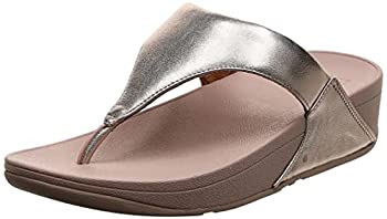 【中古】【輸入品・未使用】FitFlop レディース Lulu Toe Post レザーフリップフロップサンダル US サイズ: 6 カラー: メタリック