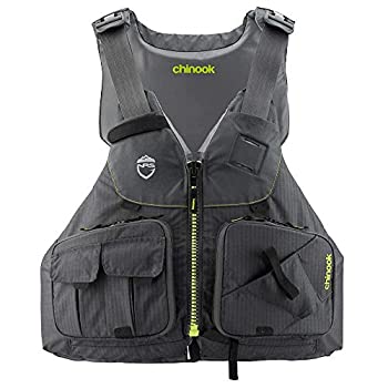【中古】【輸入品・未使用】(XL/XXL%ｶﾝﾏ% Charcoal) - NRS Chinook Fishing Kayak Lifejacket (PFD)