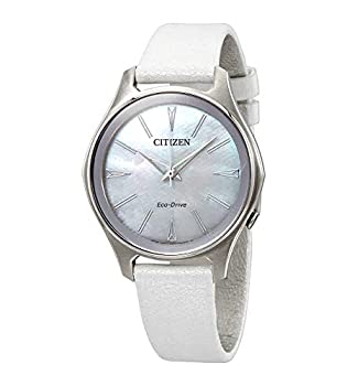【中古】【輸入品・未使用】Citizen Modena 真珠層文字盤 レディース腕時計 EM0590-03D