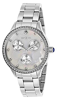 【中古】【輸入品・未使用】Invicta Women's Angel Steel Bracelet & Case Quartz White Dial Analog Watch 29090｜スカイマーケットプラス