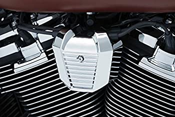 【中古】【輸入品・未使用】Kuryakyn 6466 オートバイアクセントアクセサリー 精密コイルカバー 2018-19 ハーレーダビッドソン ソフテイル オートバイ用 クローム