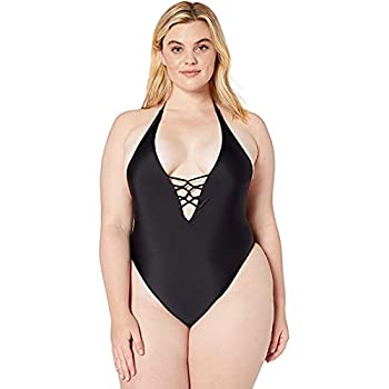 【中古】【輸入品・未使用】Volcom SWIMWEAR レディース US サイズ: 14 カラー: ブラック
