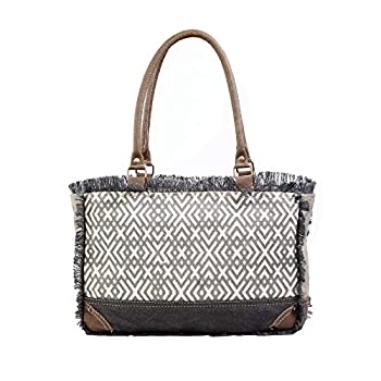 【中古】【輸入品・未使用】Myra Bag サファイア アップサイクル キャンバス ハンドバッグ S-1322