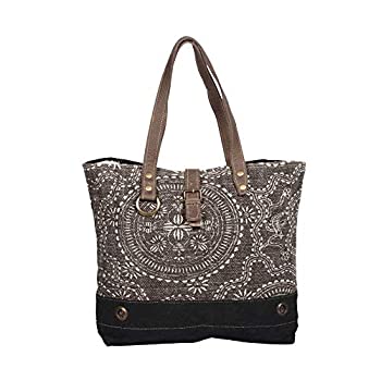 【中古】【輸入品・未使用】Myra Bag アンシエントブルー アップサイクル キャンバストートバッグ S-1388