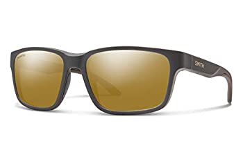 【中古】【輸入品・未使用】Smith Basecamp 201929FRE59QEメンズマットグレービーフレームブロンズミラークロマポップスクエアサングラス