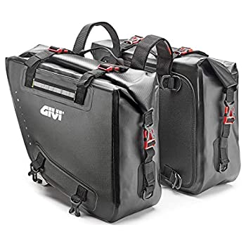 【中古】【輸入品・未使用】黄色のインテリアと黒GIVI GRT718 15 + 15リットルサイドバッグのペア 62,004円