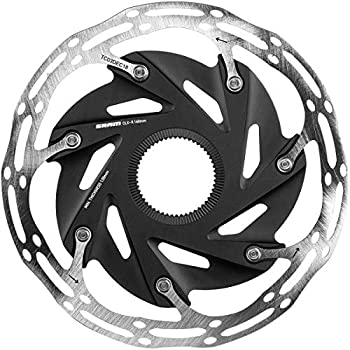 【中古】【輸入品・未使用】SRAMセンターラインXRローター - センターロックブラック/シルバー、160mm