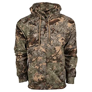 【中古】【輸入品・未使用】King's Camo クラシック フルジップ 迷彩パーカー US サイズ: Large カラー: グリーン