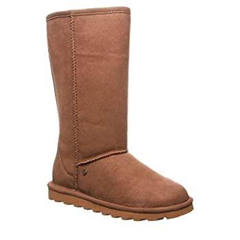 【中古】【インポート品・未当てはめる】BEARPAW Elle Tall Vegan レディースブーツ US 大いさ: 7 色合い: 赤銅色