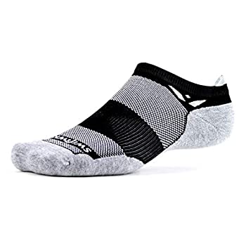 【中古】【インポート品・未当て嵌める】Swiftwick ? MAXUS ZERO ゴルフ\u0026駈けっくら靴下 最高限度座布団 メンズ レディース US 大いさ: Large 色合い: 黒いこと バッグ・小物・ブランド雑貨-その他