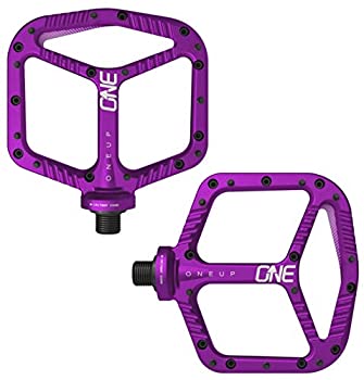 【中古】【インポート品・未当て嵌める】OneUp Components 軽銀ペダル パープル 一大きさ