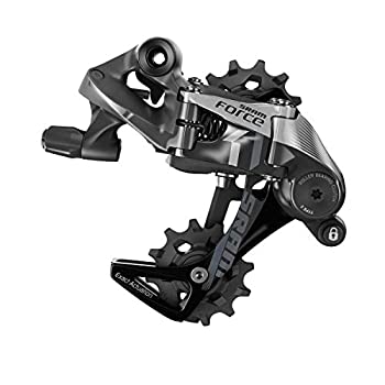 【中古】【輸入品・未使用】SRAM Force 1タイプ3.0 リアディレイラー グレー ミディアムケージ