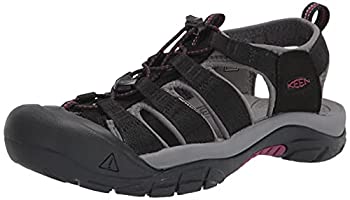 【中古】【インポート品・未当て嵌める】KEEN レディース ニュー界面 H2 US 大きさ: 10 色つや: 黒いこと